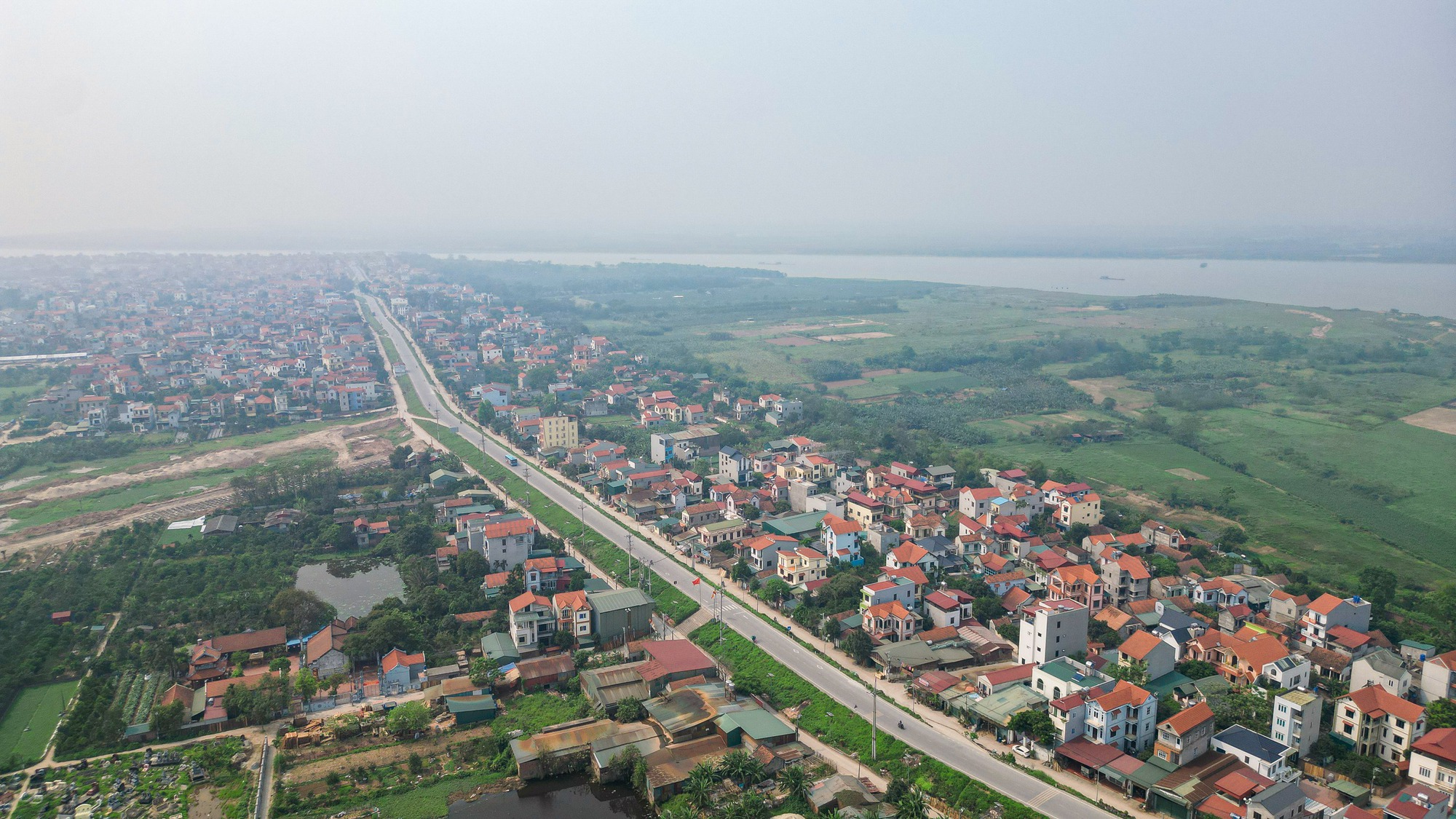 Toàn cảnh vị trí xây dựng cầu Hồng Hà vượt sông Hồng trị giá gần 10.000 tỉ đồng- Ảnh 7.