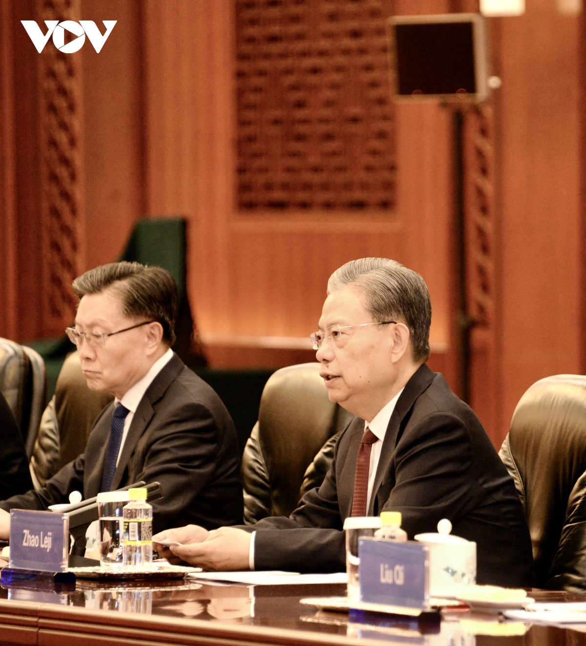 Chủ tịch Quốc hội Vương Đình Huệ hội đàm với Ủy viên trưởng Nhân đại toàn quốc Trung Quốc Triệu Lạc Tế- Ảnh 12.