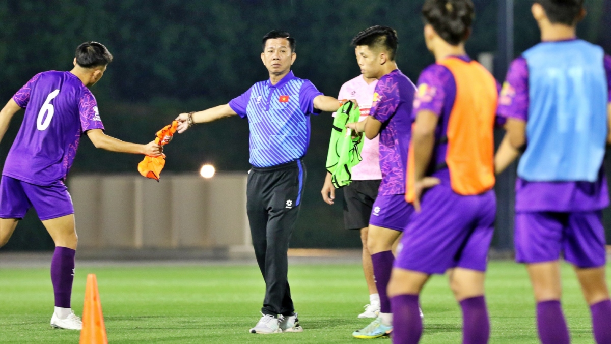 U23 Việt Nam hăng hái tập luyện, sẵn sàng đối đầu U23 Jordan- Ảnh 2.