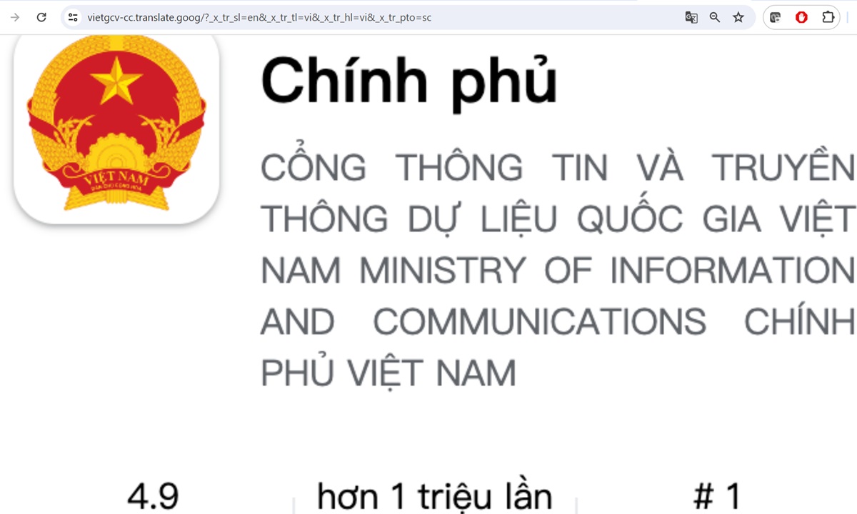 Cảnh báo: Giả mạo website Bộ TT&TT để lừa người dân cài ứng dụng chứa mã độc- Ảnh 2.