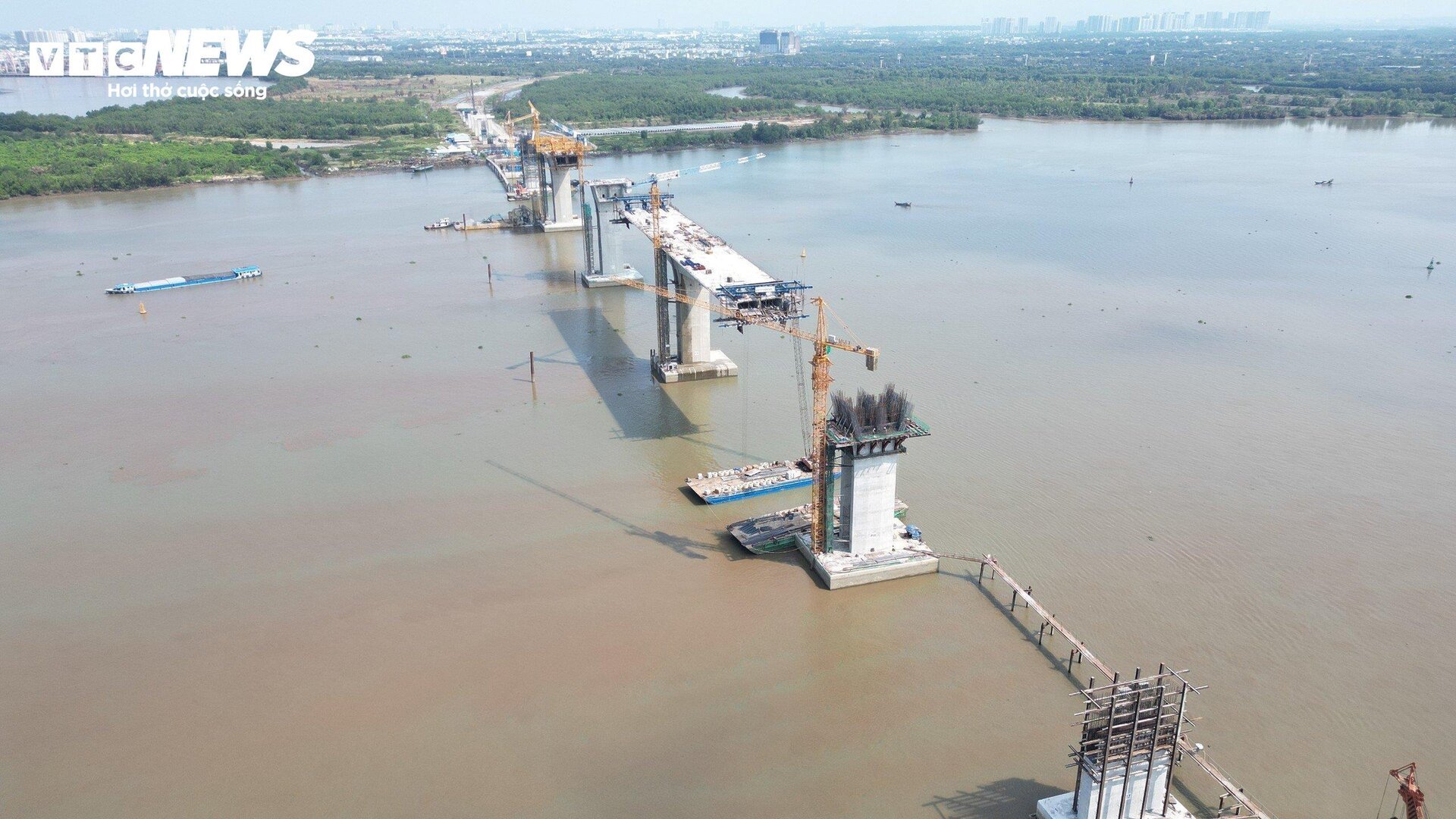 Cầu 6.950 tỷ nối TP.HCM và Đồng Nai sau gần 2 năm thi công- Ảnh 6.