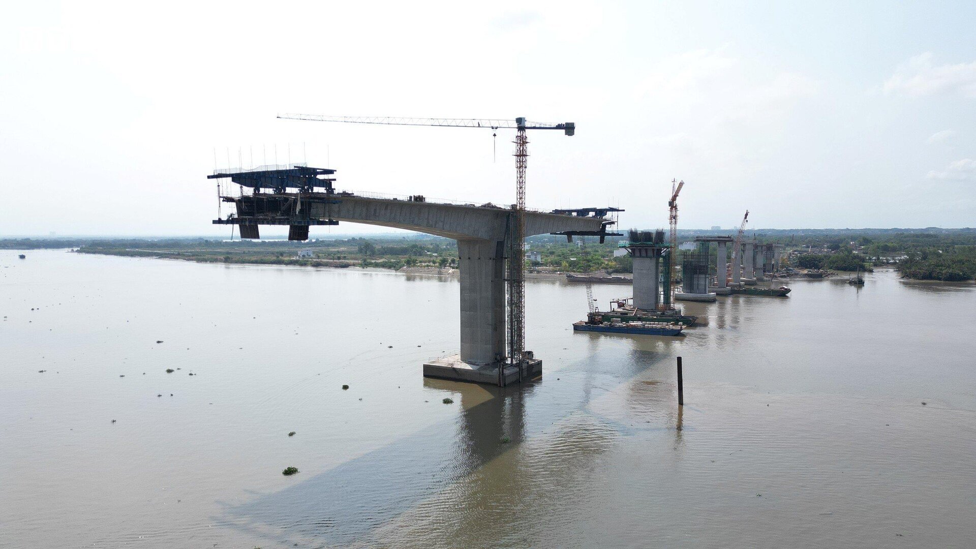 Cầu 6.950 tỷ nối TP.HCM và Đồng Nai sau gần 2 năm thi công- Ảnh 9.