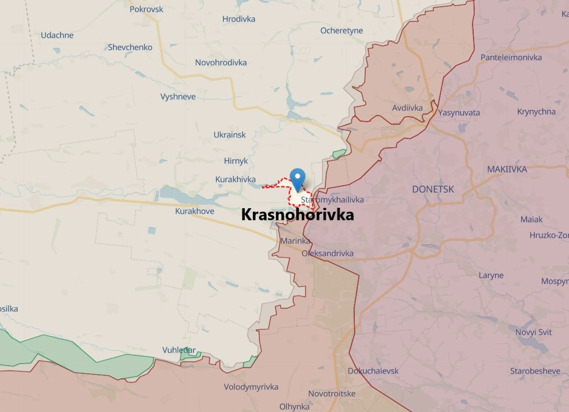 Nga đã tiến vào Krasnohorivka, thành phố ở phía Tây Donetsk- Ảnh 1.