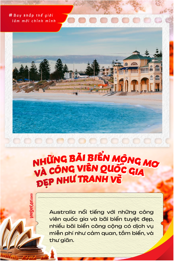 Những điểm đến đẹp như mơ ở Australia: Nơi vào cổng miễn phí, nơi nên thơ như tranh vẽ- Ảnh 2.