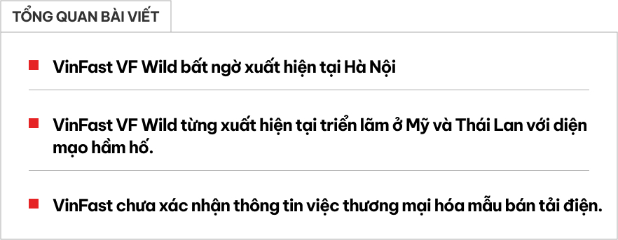 Bán tải điện VinFast VF Wild về Việt Nam, dân tình xôn xao, mong có giá dưới 1 tỷ để chốt cọc- Ảnh 1.