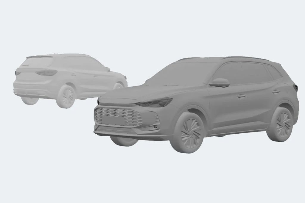 MG ZS mới lộ thiết kế: Đuôi xe như BMW X1, tổng thể lớn hơn, nội thất xịn hơn- Ảnh 1.