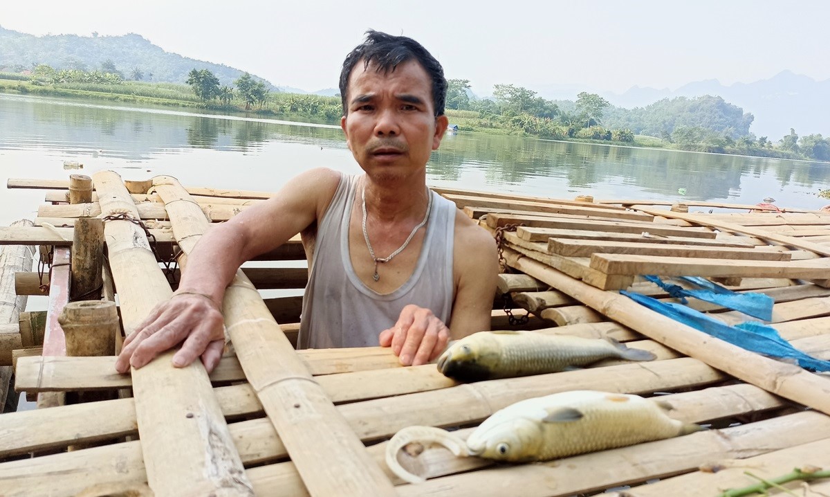 Nước sông Mã đen ngòm bất thường ở khu vực cá chết hàng loạt- Ảnh 9.