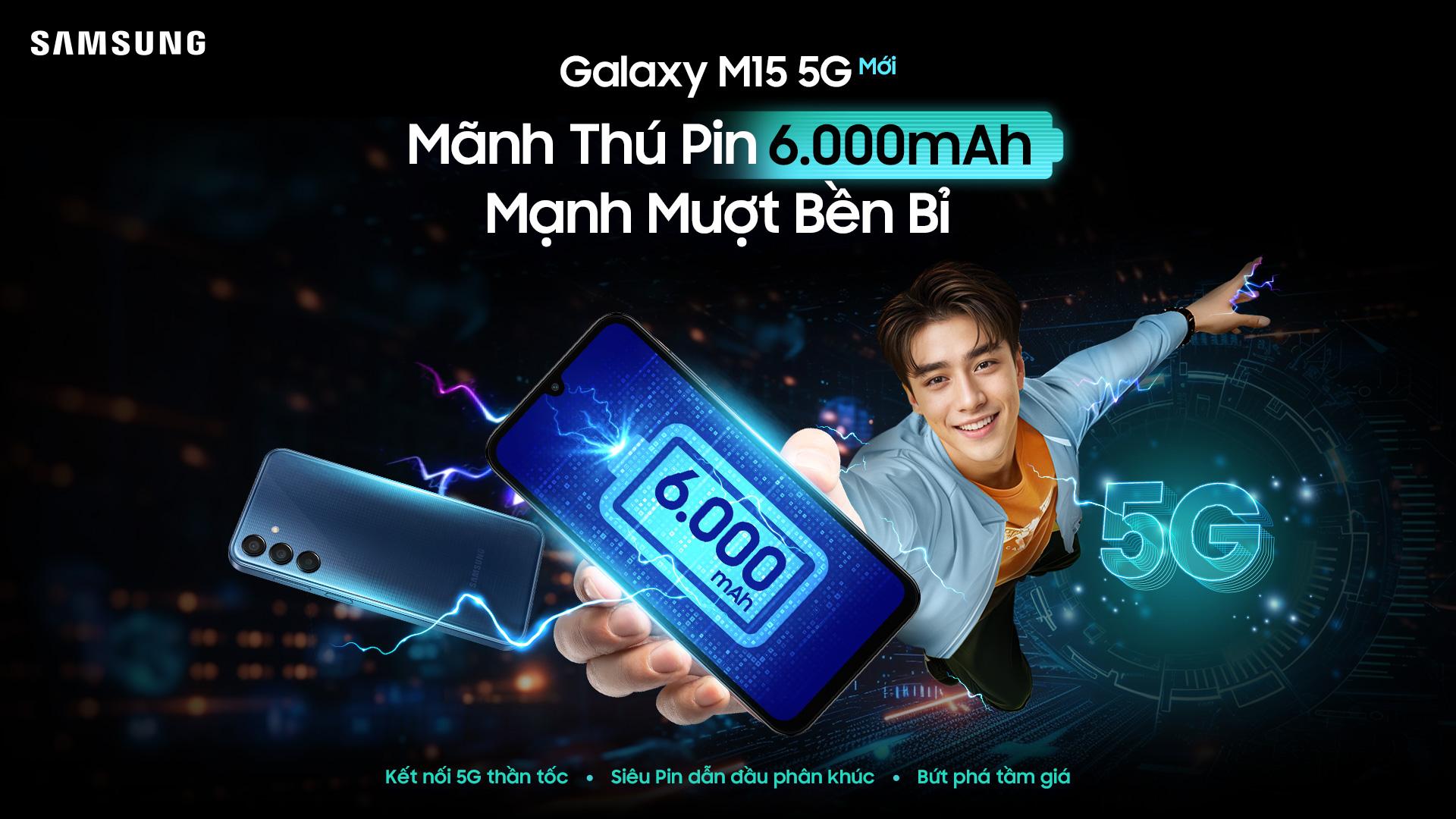 Samsung ra mắt Galaxy M15 5G: Bước đầu hành trình mạnh mượt bền bỉ mỗi ngày- Ảnh 1.