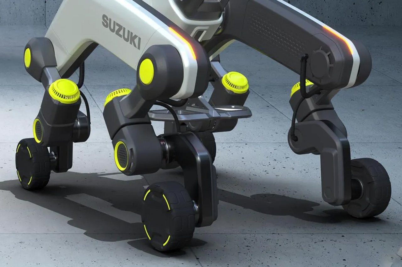 Được mệnh danh là hãng xe có thù với cái đẹp, Suzuki trình làng mẫu mô tô leo cầu thang 4 chân siêu dị!- Ảnh 1.