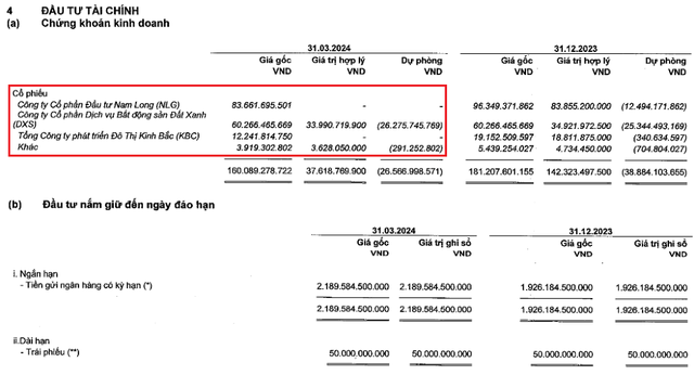 'Nữ hoàng' cá tra đã rót hơn 160 tỷ vào các cổ phiếu BĐS, đã bán bớt NLG và KBC trong quý 1/2024, lỗ lớn với DXS- Ảnh 3.