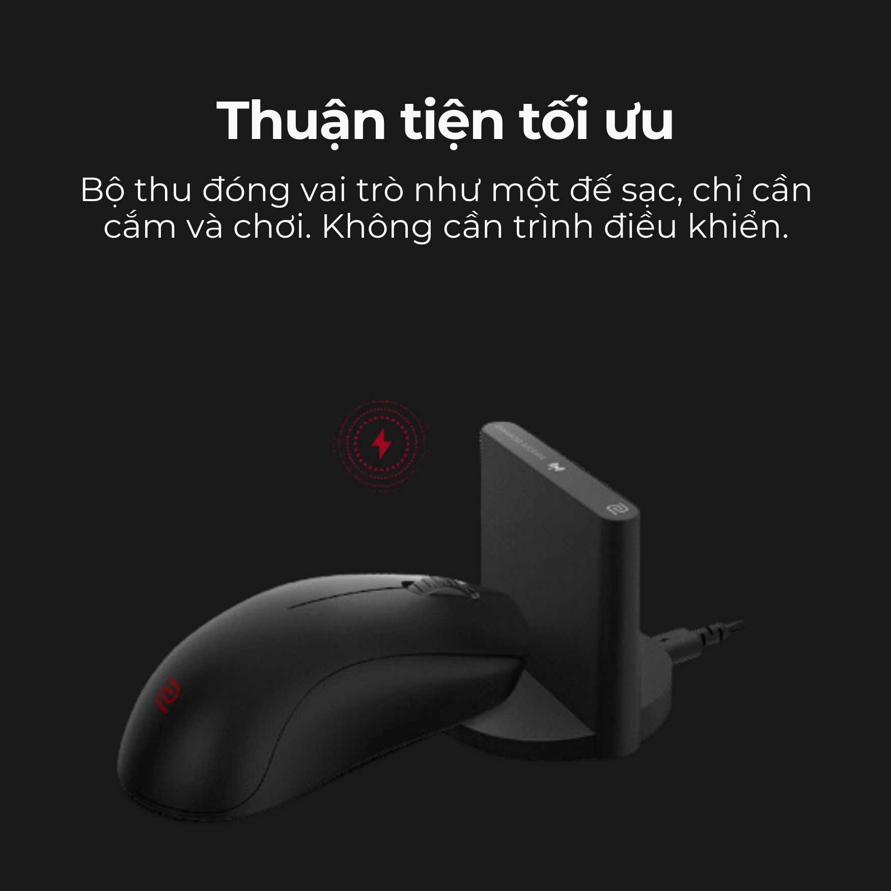 BenQ ZOWIE U2 - Chuột không dây đối xứng đầu tiên dựa trên khoa học thể thao ra mắt- Ảnh 3.