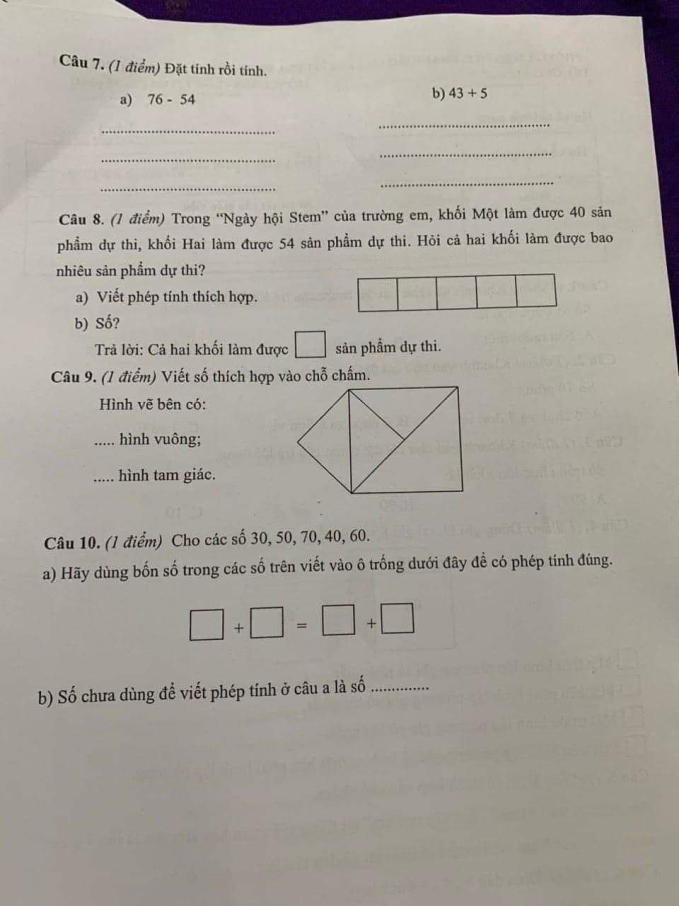Bài kiểm tra Tiếng Việt lớp 1 gây tranh cãi nhất MXH hôm nay vì quá khó: "Đề thế này, các con ở lại lớp hết!"- Ảnh 4.