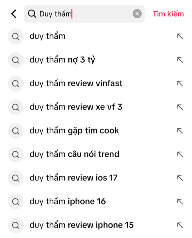 Thực hư chuyện "Duy Thẩm nợ 3 tỷ" đang lọt top tìm kiếm trên TikTok, chính chủ nói gì?- Ảnh 1.