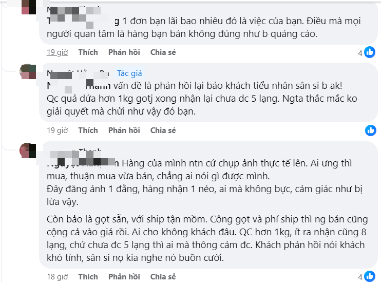 Drama chợ mạng chung cư: Dứa quảng cáo 1kg/quả nhưng thực tế chưa nổi 5 lạng, người mua ý kiến thì bị kẻ bán mắng 