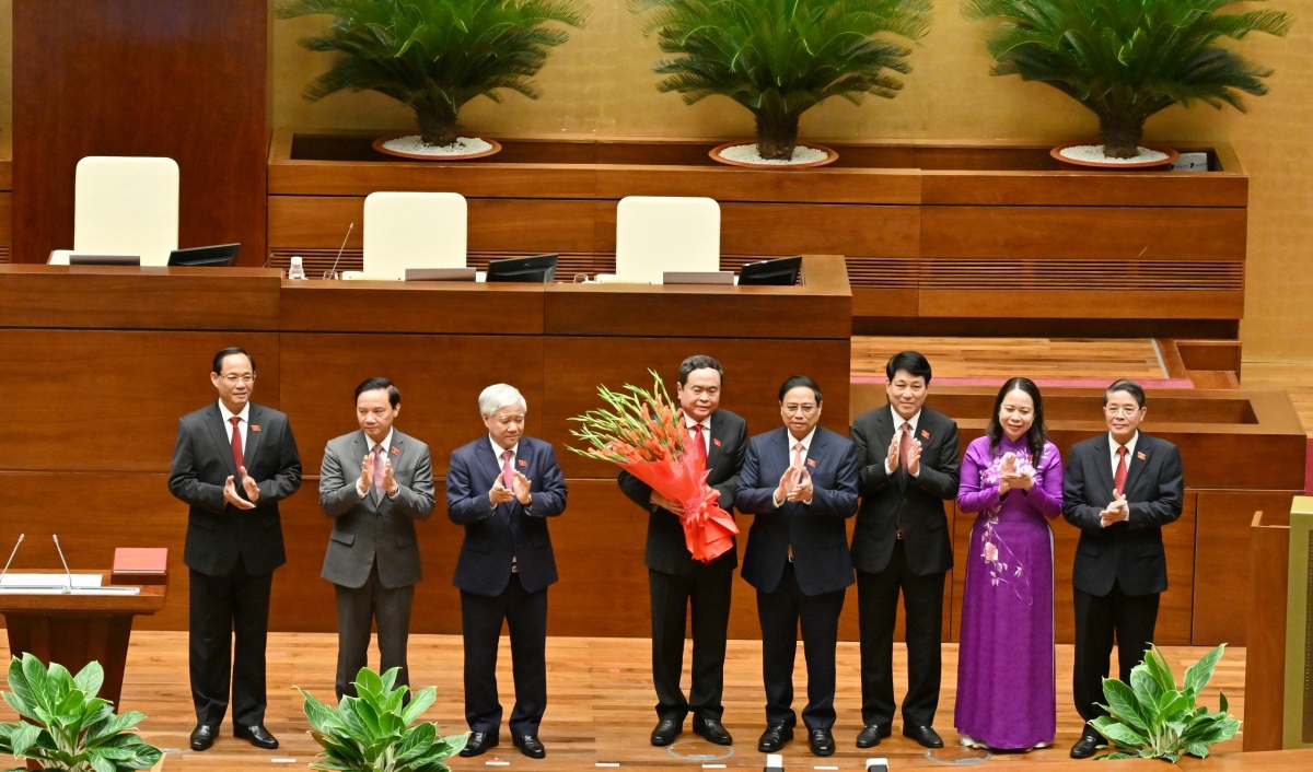 Chủ tịch Quốc hội Trần Thanh Mẫn tuyên thệ nhậm chức- Ảnh 4.