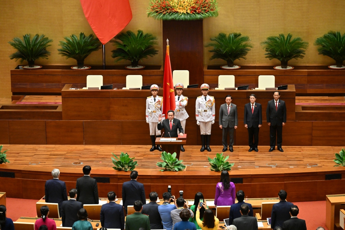 Chủ tịch Quốc hội Trần Thanh Mẫn tuyên thệ nhậm chức- Ảnh 2.