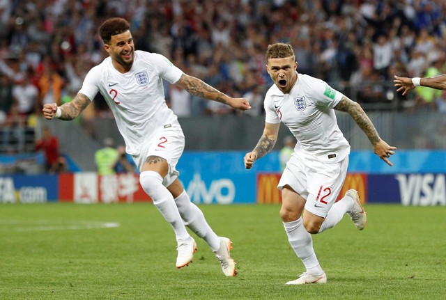 Kieran Trippier cũng khó gánh trọng trách mà Luke Shaw để lại