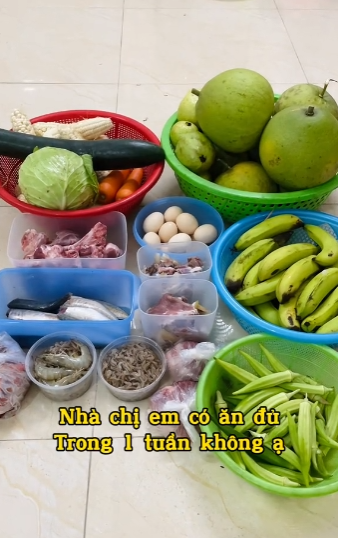 Quy tắc chi tiêu "siêu nhân" của cô vợ ở Thái Bình: Dùng 473k để mua thức ăn cả tuần cho 4 người- Ảnh 2.