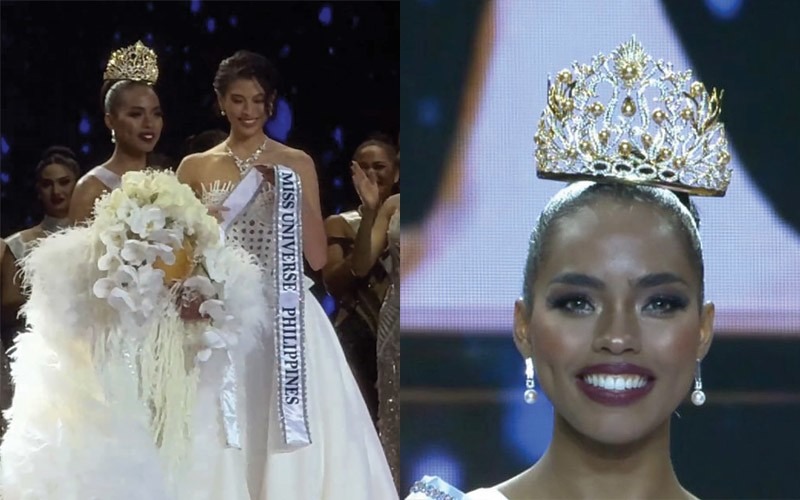 Màn trao vương miện "hề hước" và kỳ cục chưa từng thấy trong lịch sử Miss Universe- Ảnh 1.