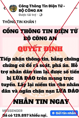 Một phụ nữ ở Tây Hồ mất hơn 2 tỷ đồng, công an cảnh báo thủ đoạn lừa đảo tinh vi- Ảnh 2.