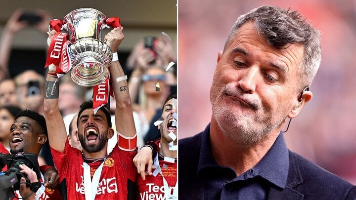 Man Utd vô địch FA Cup, Roy Keane 'quay xe' khen Bruno Fernandes- Ảnh 1.