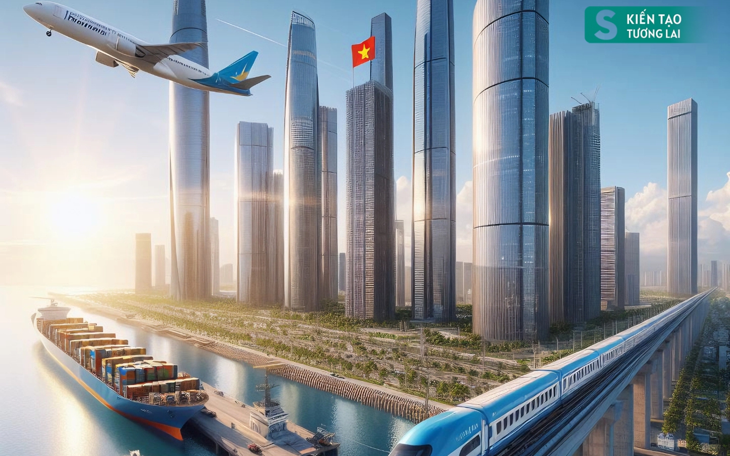 Hình ảnh trong mơ về vùng kinh tế lớn nhất Việt Nam, sở hữu cả 'siêu' sân bay, cảng biển tầm cỡ quốc tế