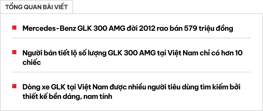 Chưa đến 600 triệu đã có Mercedes-Benz GLK mà 'cả Việt Nam chỉ có hơn 10 chiếc', nhưng đây sẽ là những điều bạn phải đánh đổi- Ảnh 1.