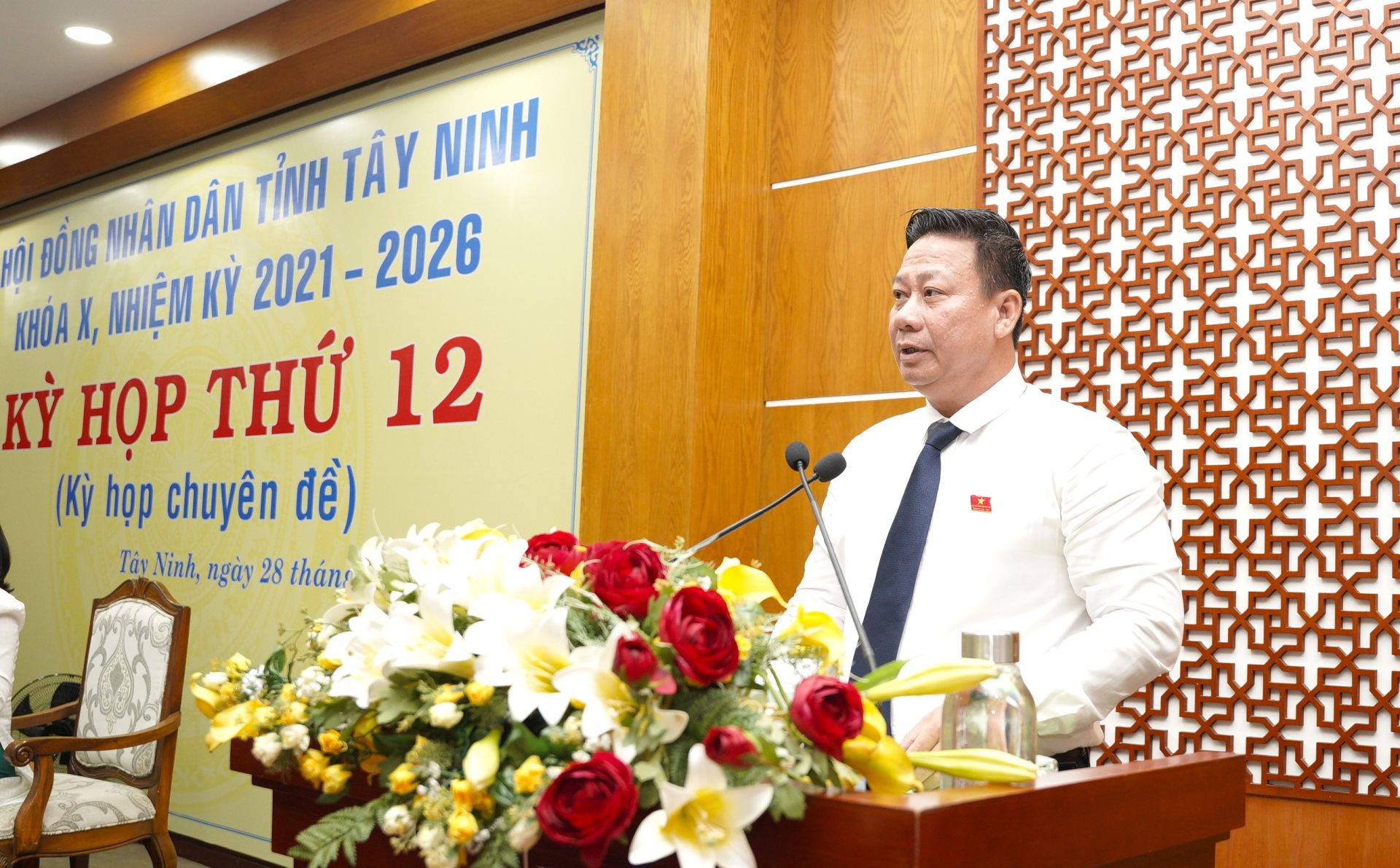 Ông Nguyễn Hồng Thanh được bầu làm Phó Chủ tịch UBND tỉnh Tây Ninh- Ảnh 1.