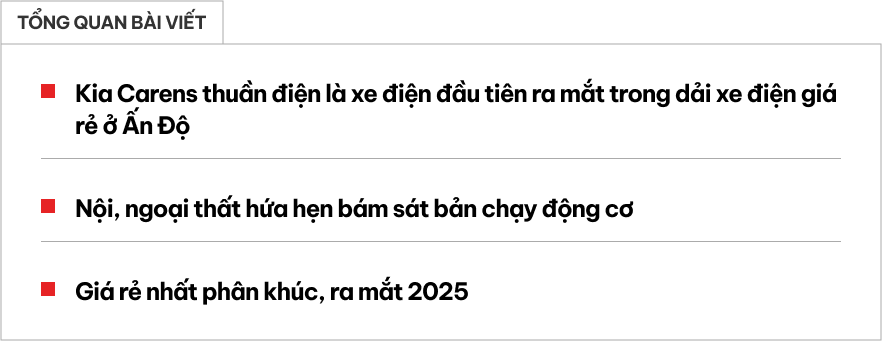 Bóc tách Kia Carens bản điện ra mắt năm sau: Giá có thể đắt gấp đôi bản xăng, chạy đến 500km/sạc- Ảnh 1.