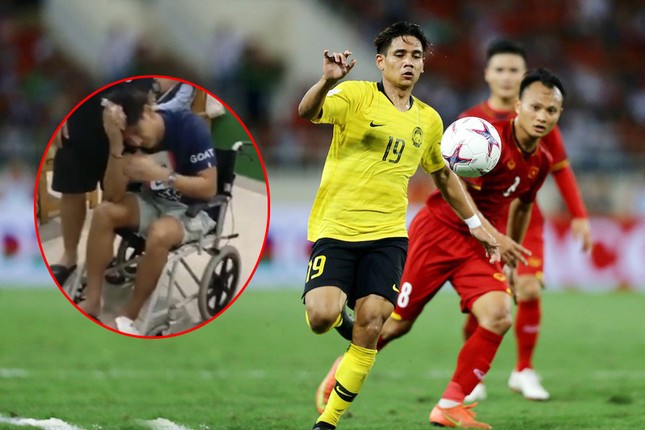 Ngôi sao tuyển Malaysia phải ngồi xe lăn vì bị cướp tấn công- Ảnh 1.