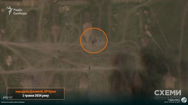 Ảnh vệ tinh tiết lộ thiệt hại tại căn cứ không quân Nga ở Crimea sau vụ tập kích tên lửa của Ukraine- Ảnh 2.