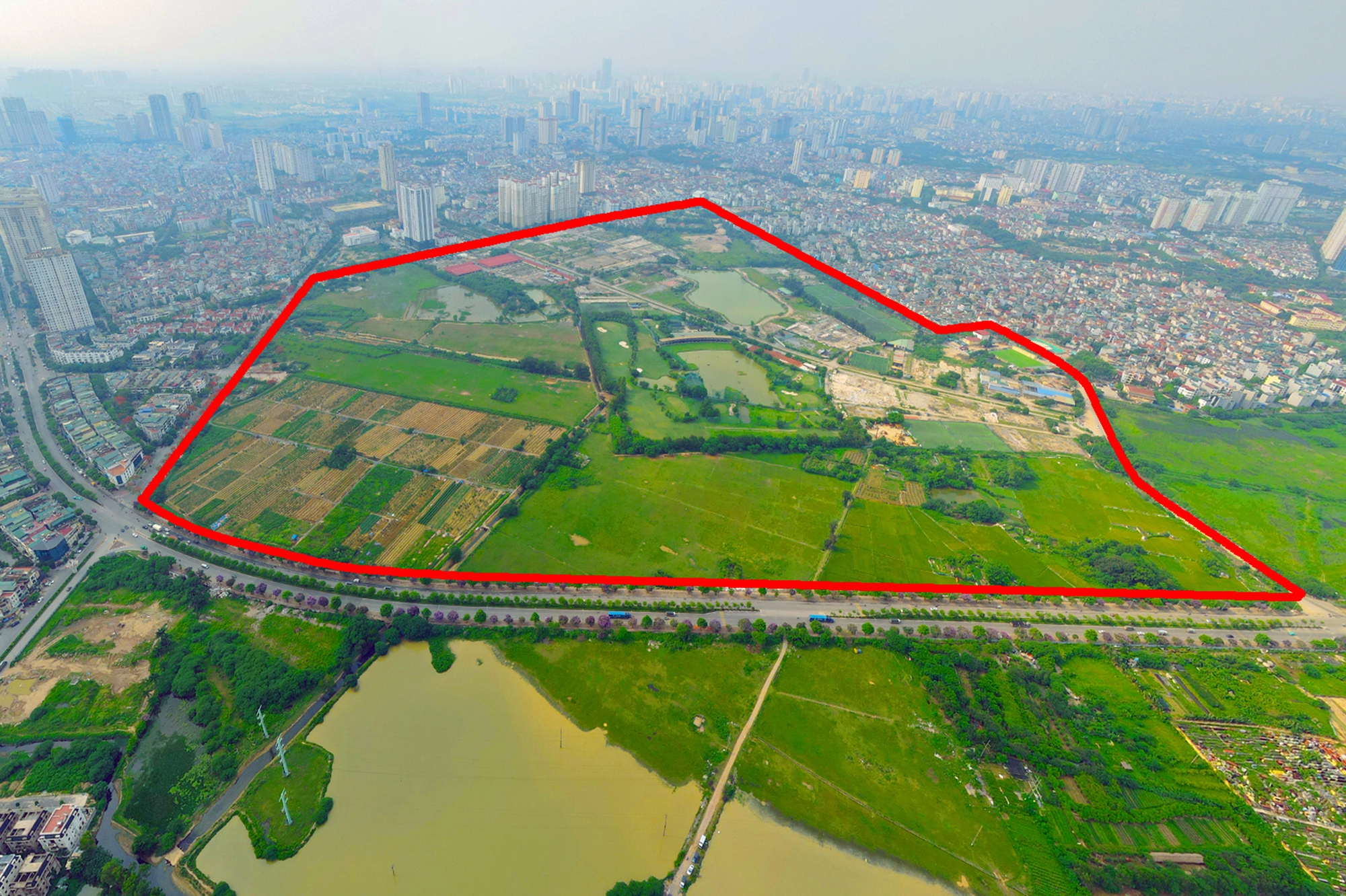 Khu vực sẽ được đầu tư hơn 1.250 tỷ đồng xây dựng dự án công viên lớn thứ 2 Hà Nội: Gấp đôi công viên Thống Nhất, gấp 5 công viên Hòa Bình- Ảnh 1.