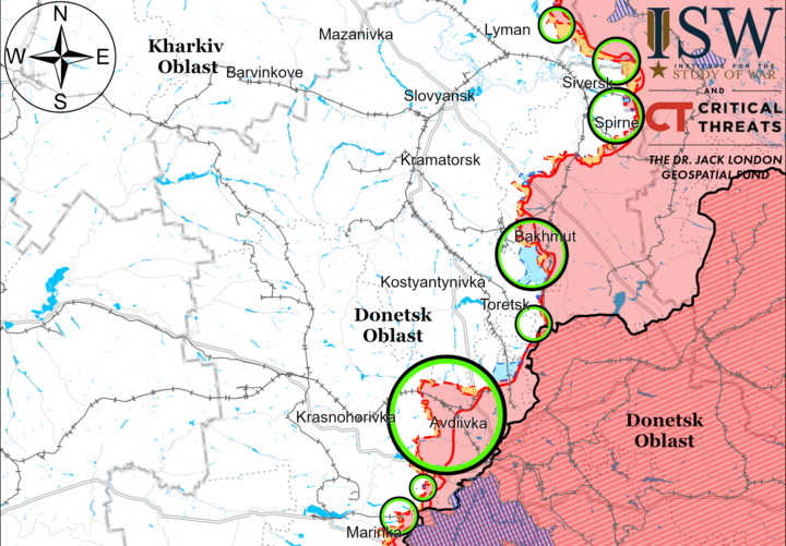 Chasov Yar - cánh cửa giúp Nga giành chiến thắng quyết định ở vùng Donetsk- Ảnh 2.