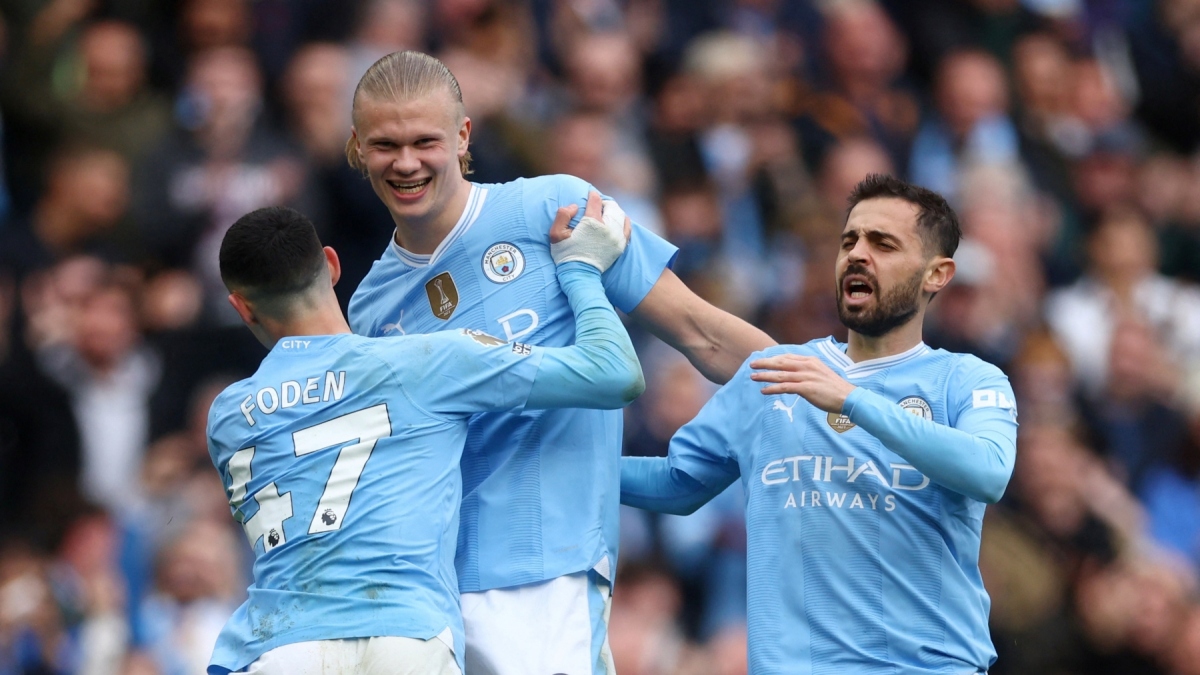 Kết quả Ngoại hạng Anh 5/5: Haaland ghi 4 bàn giúp Man City hủy diệt Wolves- Ảnh 1.