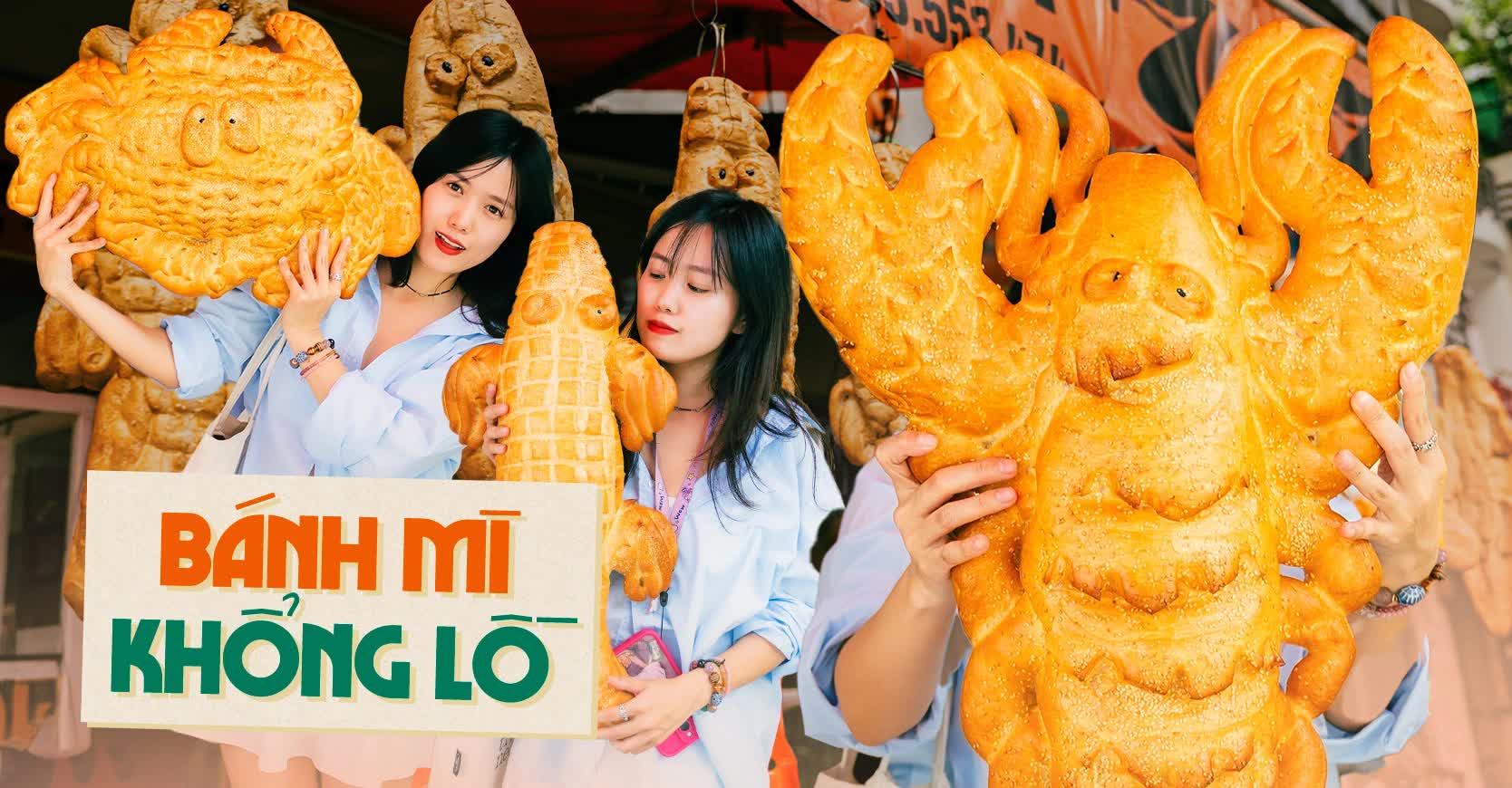 Mục sở thị lò bánh mì tạo hình cá sấu, tôm hùm... siêu to khổng lồ khiến ai đi qua cũng phải ngoái nhìn, mức giá 80.000VNĐ/chiếc liệu có xứng đáng?- Ảnh 1.