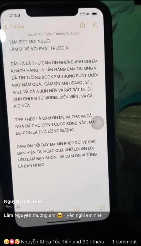 Lâm Nguyễn (Người ấy là ai) đột ngột qua đời ở tuổi 30, Jun Phạm - Will và dàn sao bàng hoàng thương tiếc- Ảnh 2.