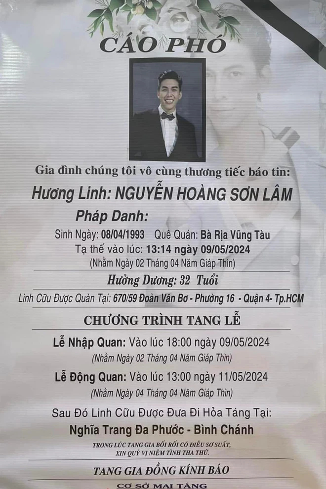 Người nhà nghẹn ngào thông báo lễ tang của Lâm Nguyễn (Người ấy là ai), tiết lộ tâm nguyện không thành- Ảnh 2.