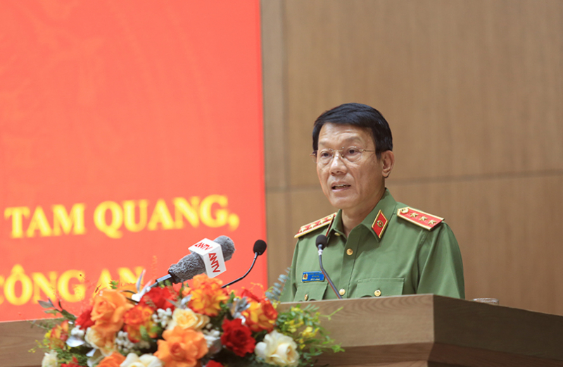 Bàn giao công tác giữa Chủ tịch nước Tô Lâm và Bộ trưởng Bộ Công an Lương Tam Quang- Ảnh 3.