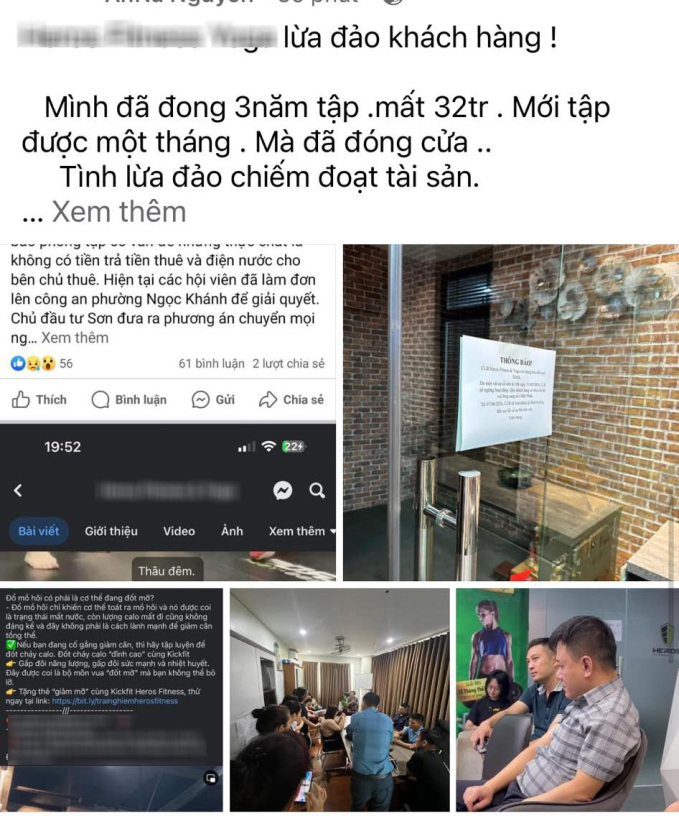 Một phòng gym 4 sao tại Hà Nội bị tố lừa đảo, hội viên mất không 32 triệu còn bị chủ trả treo: "Có vài triệu mà làm loạn lên"- Ảnh 1.