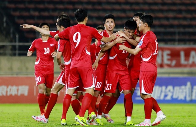 Vùi dập Myanmar, tuyển Triều Tiên giành vé vào vòng loại 3 World Cup 2026 khu vực châu Á- Ảnh 1.