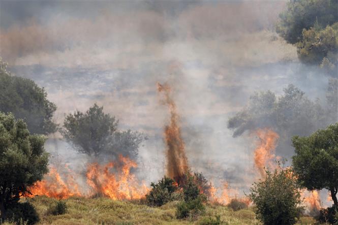 Miền Bắc Israel 'chìm trong biển lửa' sau khi bị tên lửa của Hezbollah tấn công- Ảnh 2.