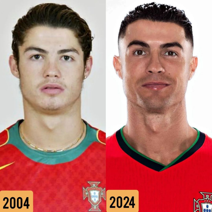 Choáng với ảnh chụp Ronaldo ở lần đầu dự Euro, sau 2 thập kỷ ngoại hình thay đổi khó nhận ra- Ảnh 1.