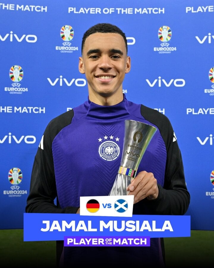 Jamal Musiala: Ngôi sao đầu tiên được vinh danh ở EURO 2024 là ai?- Ảnh 3.