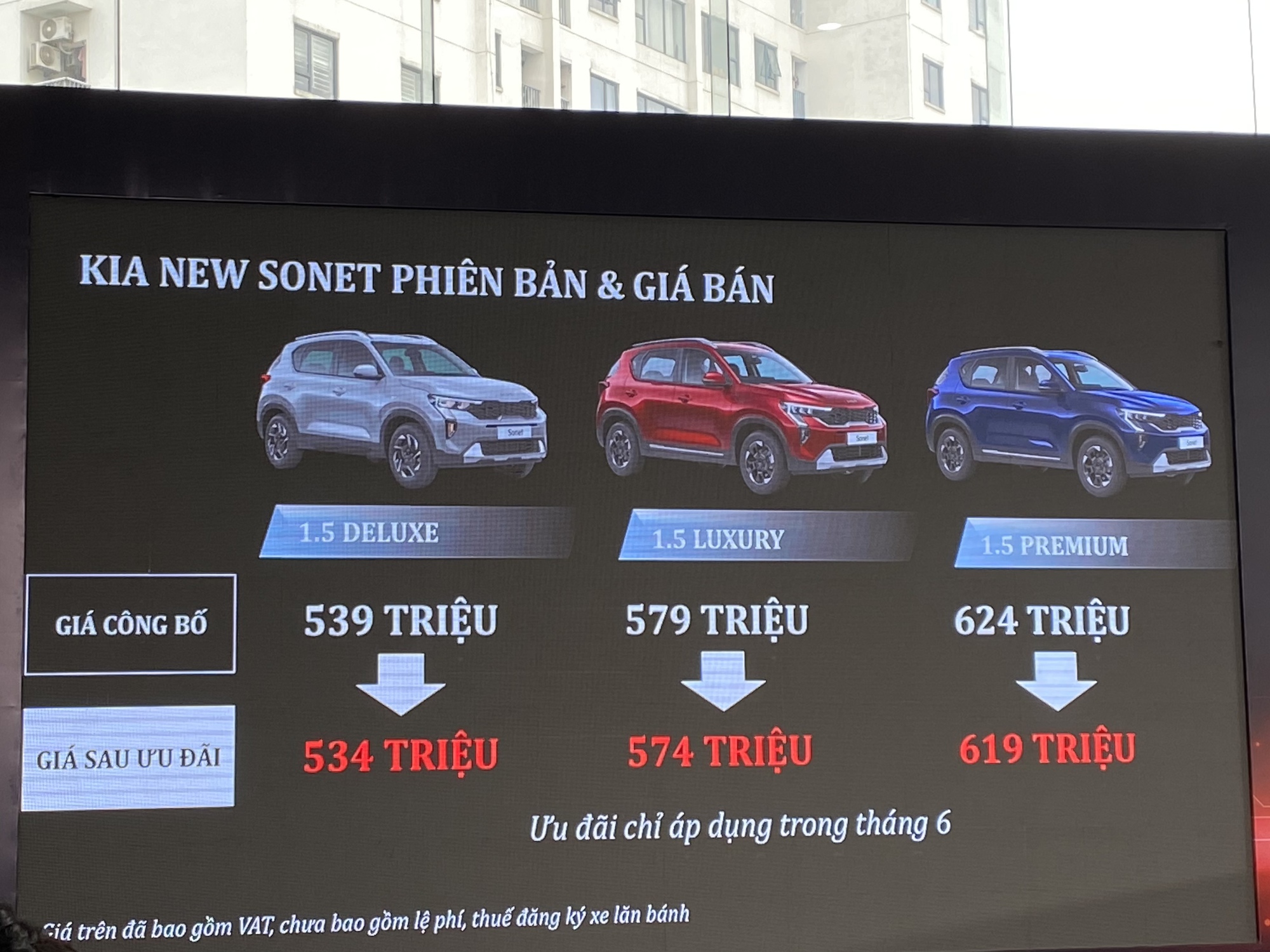 Kia Sonet 2024 giá từ 539-624 triệu đồng, ngang Hyundai Creta bản base- Ảnh 1.