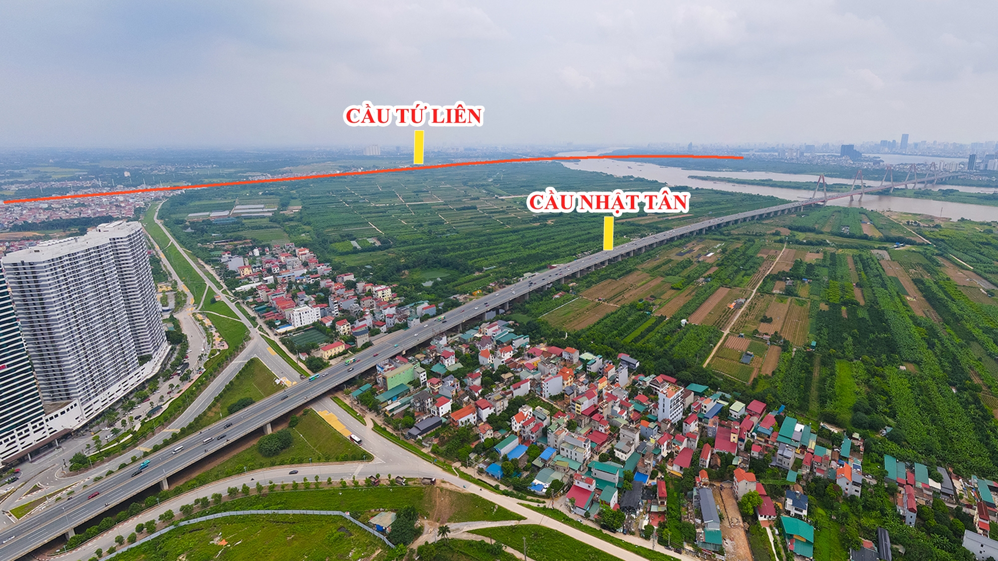 Toàn cảnh khu đô thị 268 ha sắp đấu thầu chọn nhà đầu tư, nằm giữa hai cây cầu dây văng, liền kề khu đô thị 42.000 tỷ của Vinhomes- Ảnh 8.