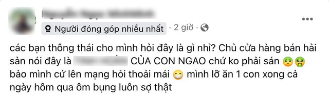 Thực khách gặp "vật thể lạ" nhìn như sán khi ăn ngao, không ngờ nhiều người cũng gặp cảnh tương tự- Ảnh 3.