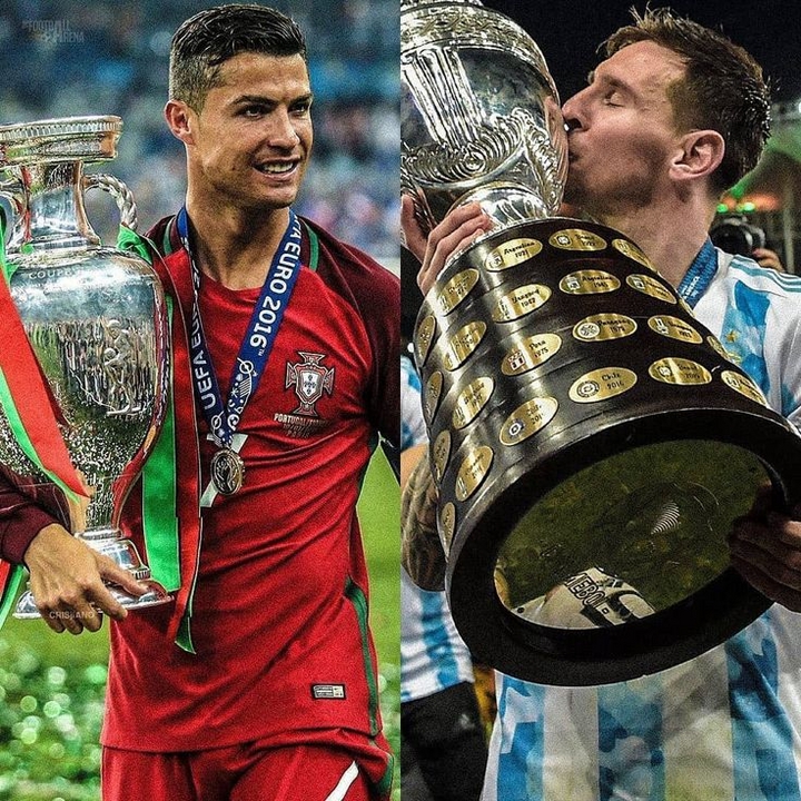 Ronaldo đá 6 kỳ EURO có hơn Messi ở Copa America?- Ảnh 1.