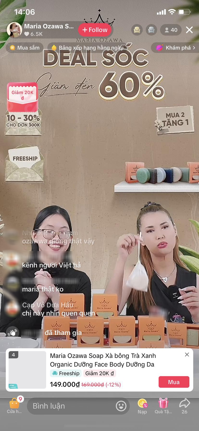 Maria Ozawa livestream bán hàng ở Việt Nam, thực chất chỉ là quảng cáo cá độ trá hình?- Ảnh 1.