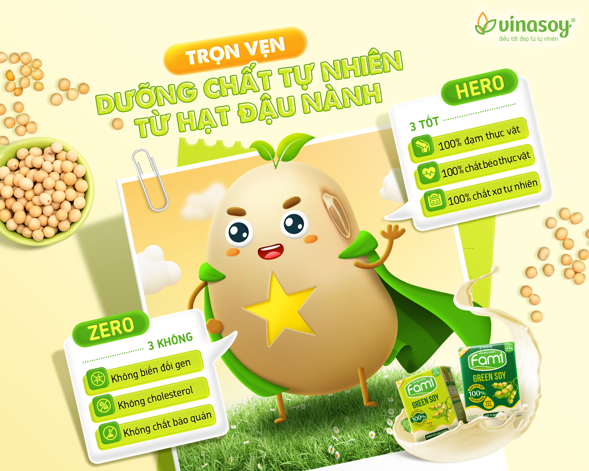 Fami Green Soy - Bí quyết giúp người dùng khỏe mạnh toàn diện, sống trọn vẹn cho trăm điều mình yêu thích- Ảnh 1.