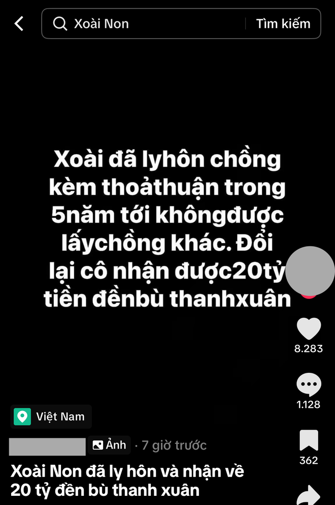 Xemesis làm rõ tin đồn Xoài Non nhận 20 tỷ thỏa thuận ly hôn, 5 năm tới không được lấy chồng- Ảnh 2.